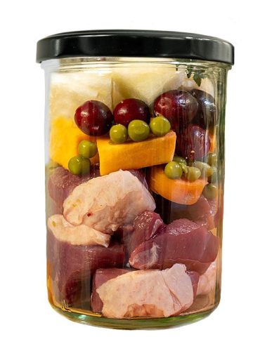 FIDELIS- Főtt menü kacsával, édesburgonyával, körtével és áfonyával 400g