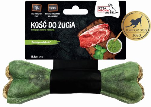 Syta Micha - Rágócsont - Marhahússal, mentával és zöld teával, a friss lehetért 13,5cm