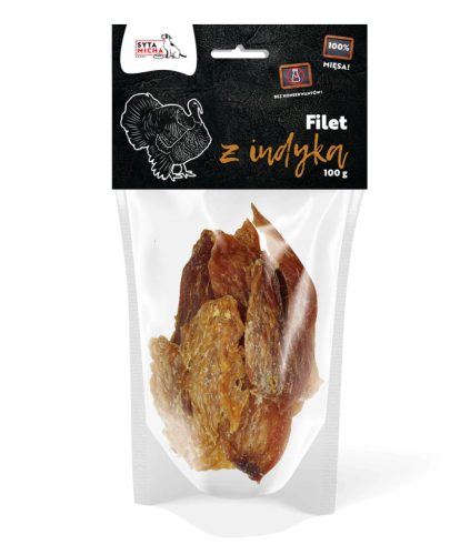 Syta Micha - Szárított pulykamellfilé kutyáknak 100g